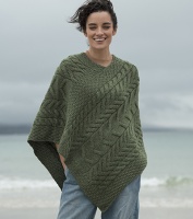 Ladies Supersoft Merino Aran Cape